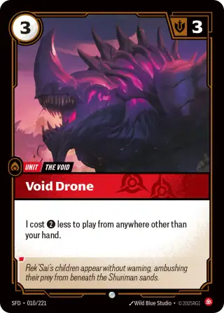 Void Drone — Riftbound card SFD 010
