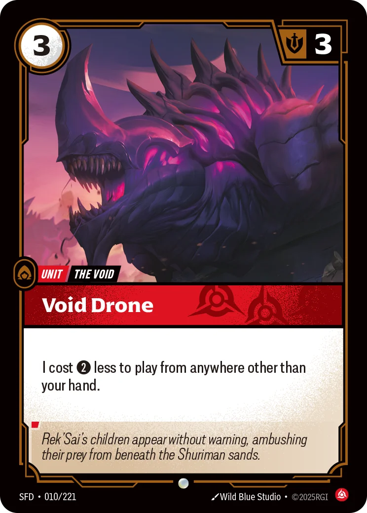 Void Drone — Riftbound card SFD 010