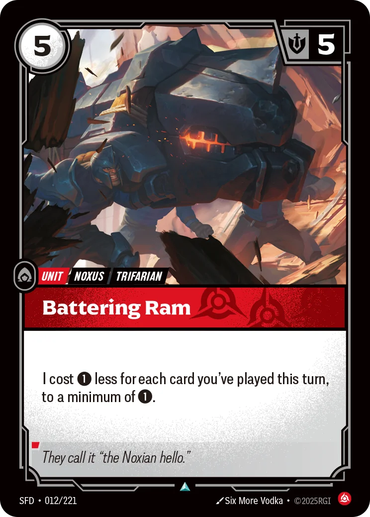 Battering Ram — Riftbound card SFD 012