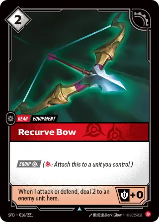 Recurve Bow — Riftbound card SFD 016