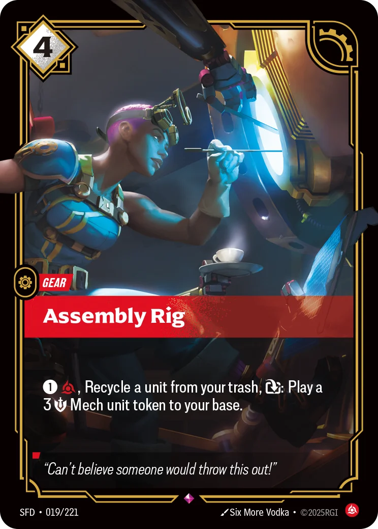 Assembly Rig — Riftbound card SFD 019