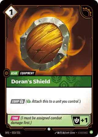 Doran's Shield — Riftbound card SFD 033