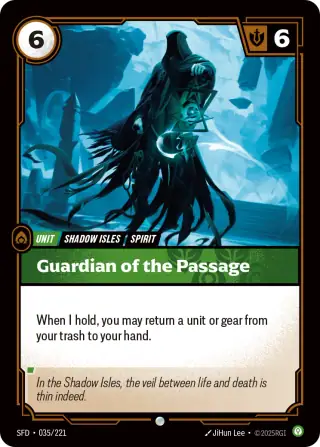 Guardian of the Passage — Riftbound card SFD 035