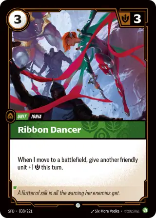 Ribbon Dancer — Riftbound card SFD 038