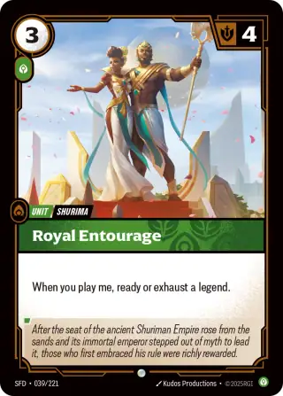 Royal Entourage — Riftbound card SFD 039