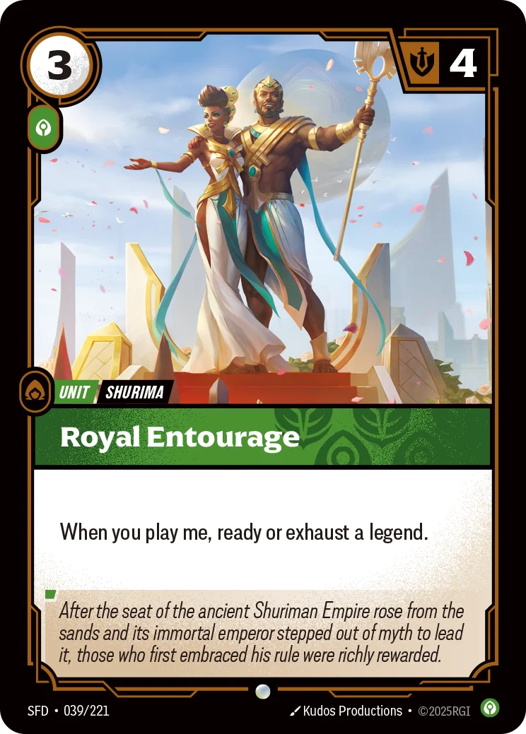 Royal Entourage — Riftbound card SFD 039