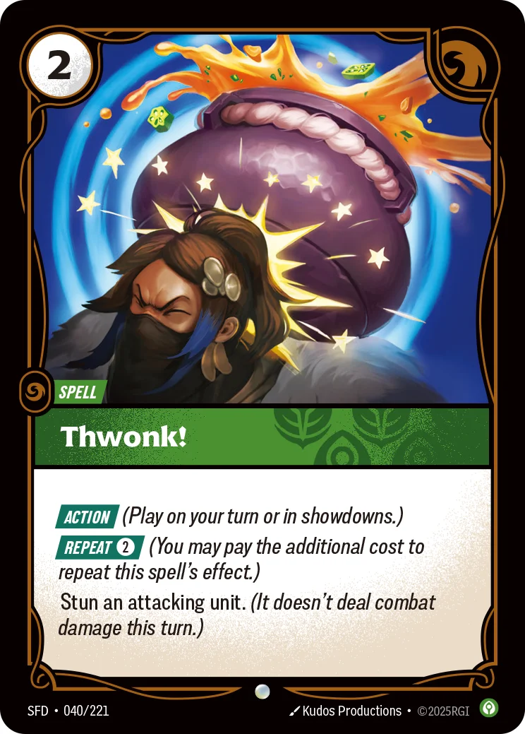 Thwonk! — Riftbound card SFD 040