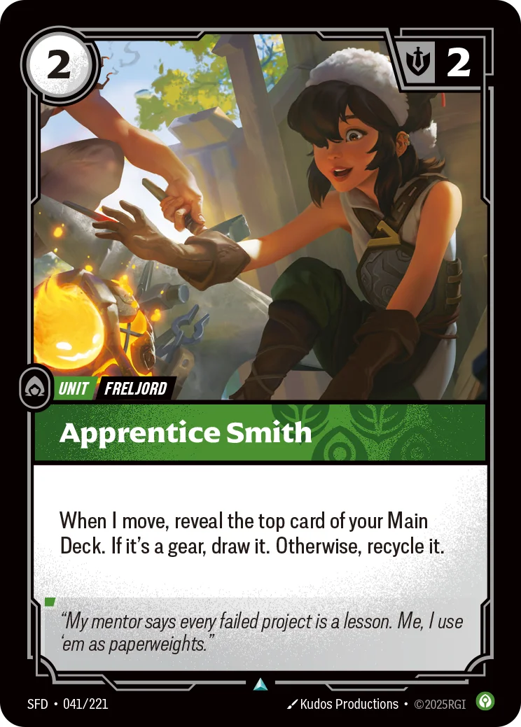 Apprentice Smith — Riftbound card SFD 041