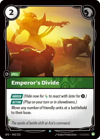 Emperor's Divide — Riftbound card SFD 043