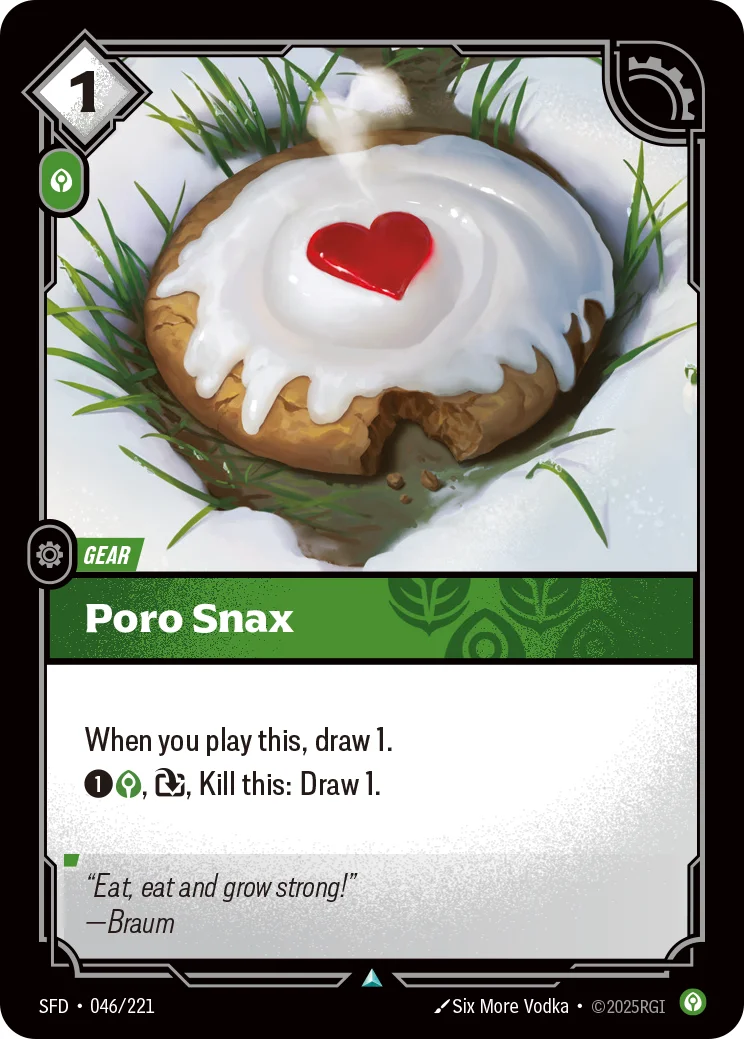 Poro Snax — Riftbound card SFD 046