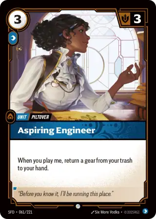 Aspiring Engineer — Riftbound card SFD 061