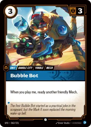 Bubble Bot — Riftbound card SFD 062
