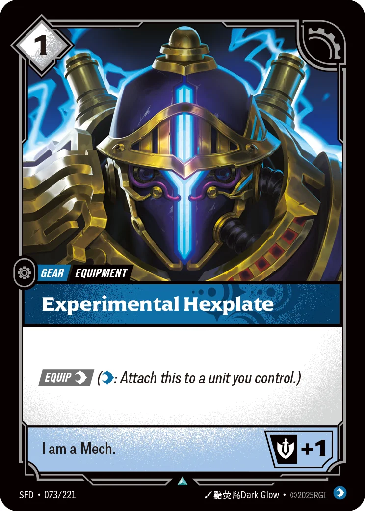 Experimental Hexplate — Riftbound card SFD 073