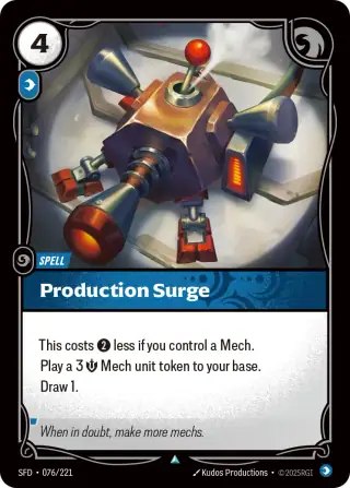 Production Surge — Riftbound card SFD 076