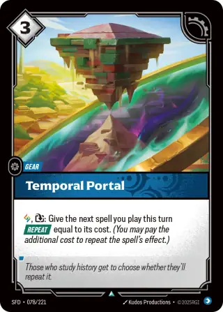 Temporal Portal — Riftbound card SFD 078
