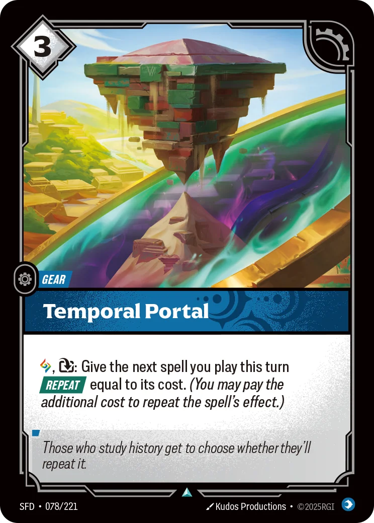 Temporal Portal — Riftbound card SFD 078