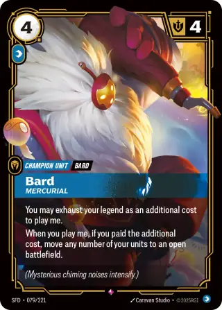 Bard, Mercurial — Riftbound card SFD 079