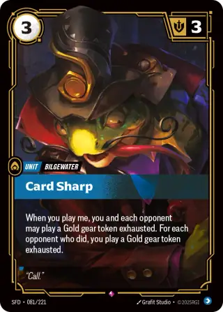 Card Sharp — Riftbound card SFD 081