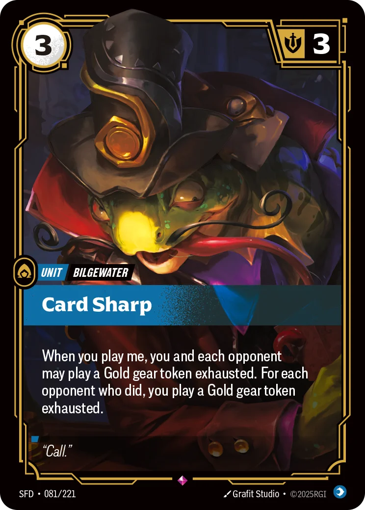 Card Sharp — Riftbound card SFD 081