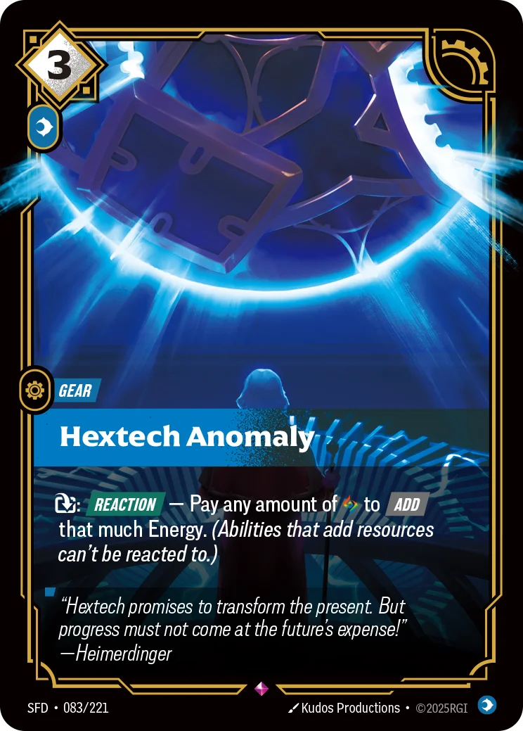 Hextech Anomaly — Riftbound card SFD 083