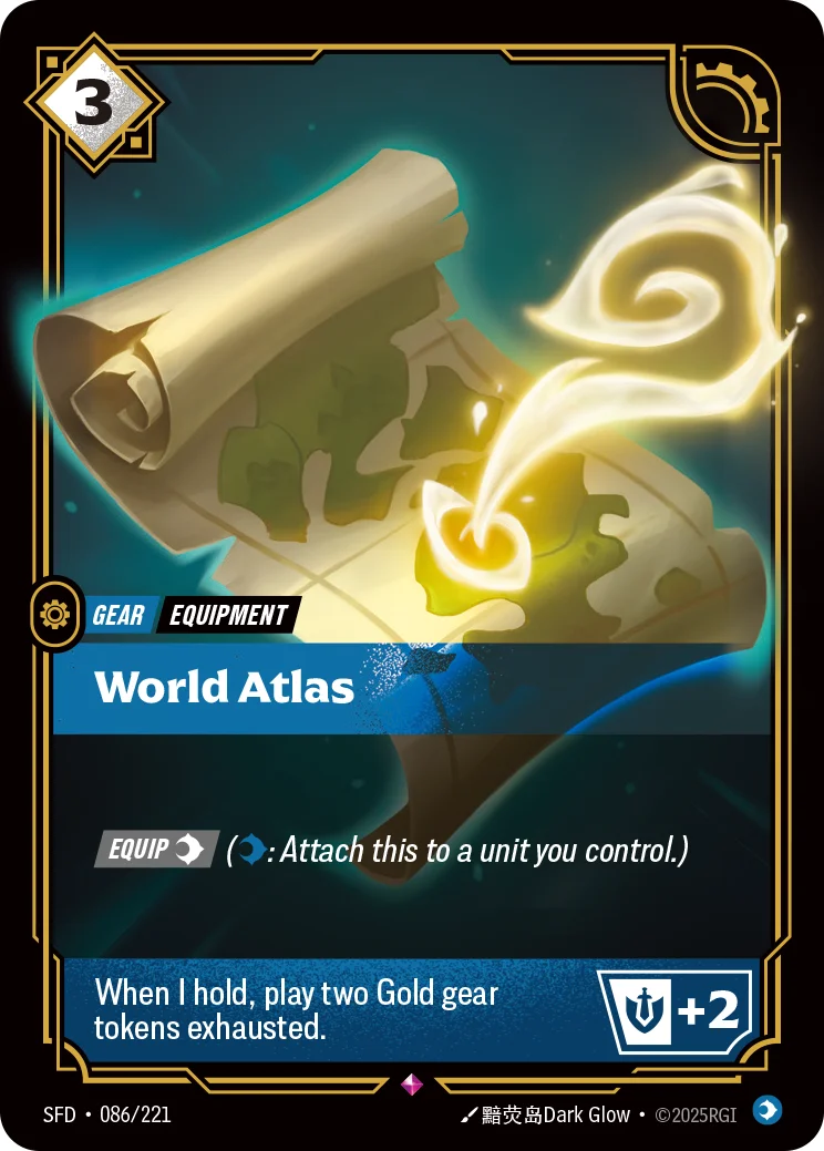 World Atlas — Riftbound promo card SFD 086