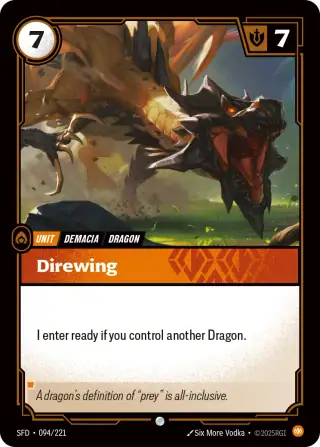 Direwing — Riftbound card SFD 094