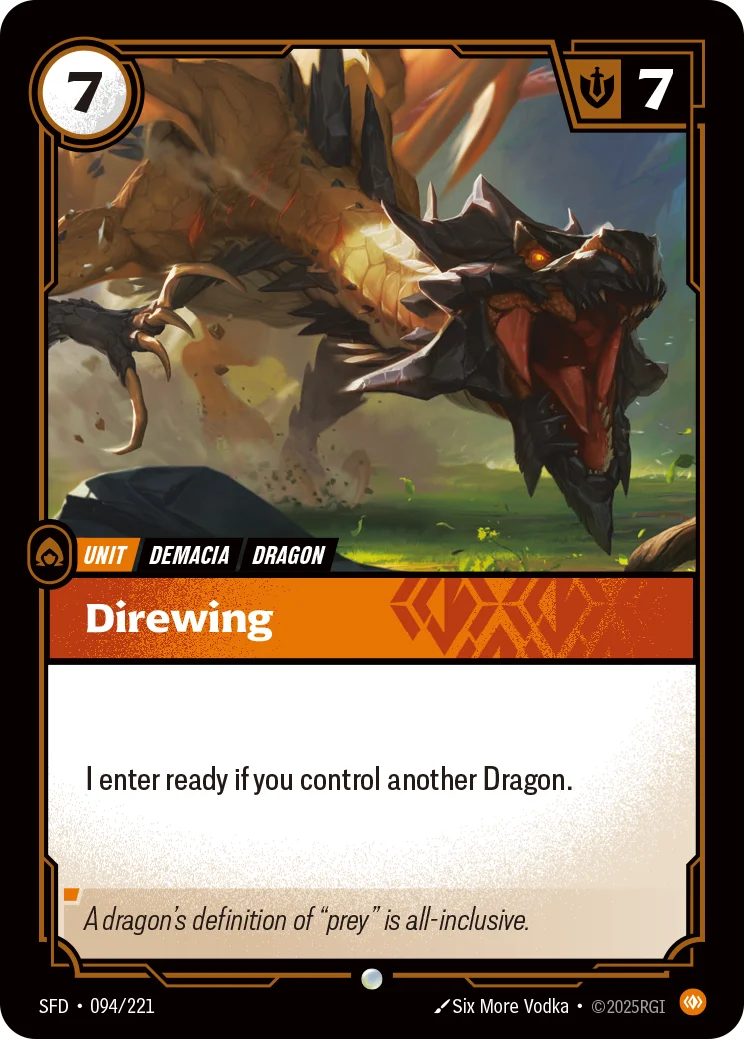 Direwing — Riftbound card SFD 094