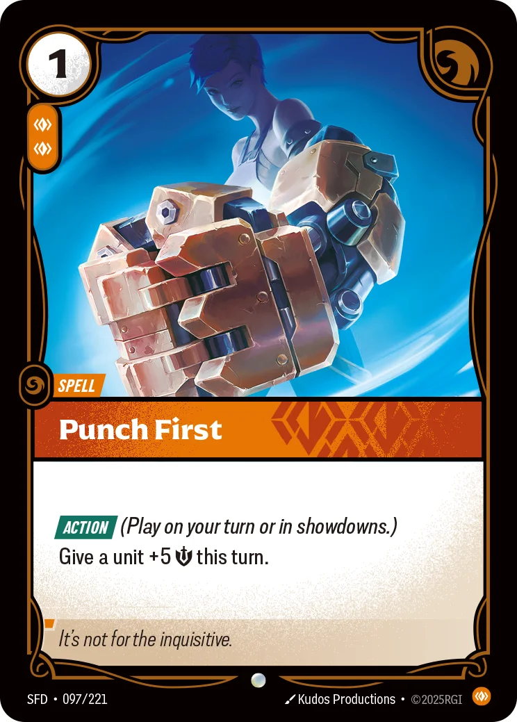 Punch First — Riftbound card SFD 097