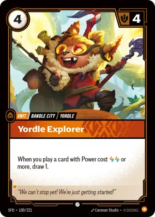 Yordle Explorer — Riftbound card SFD 100