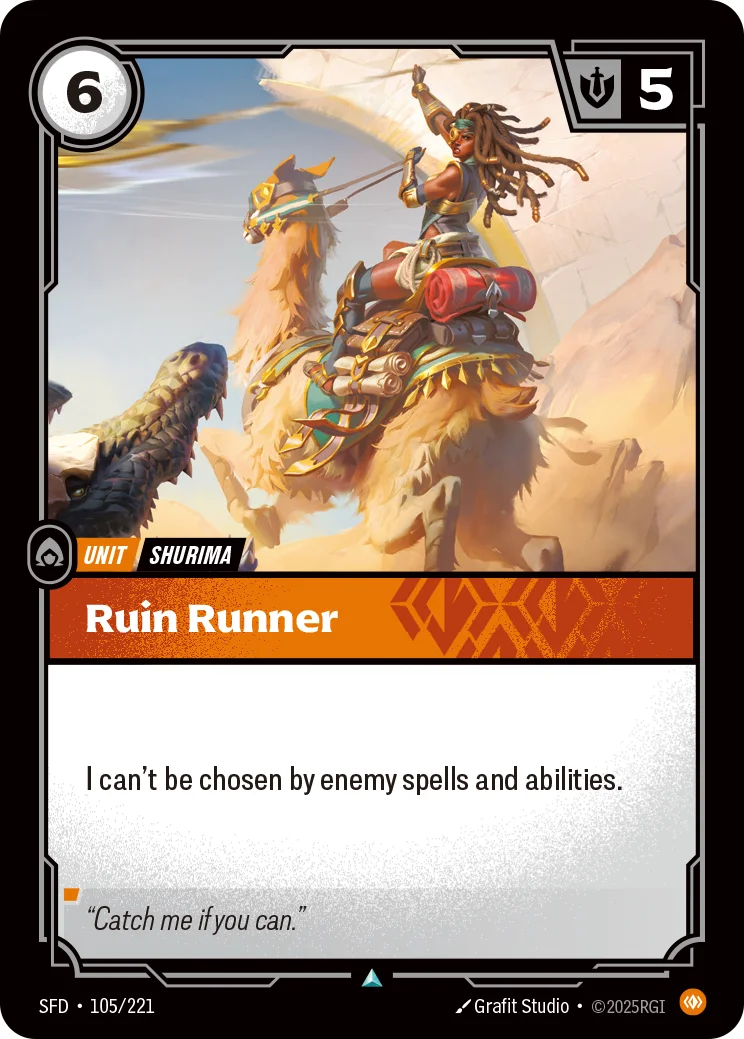 Ruin Runner — Riftbound card SFD 105