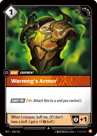 Warmog's Armor — Riftbound card SFD 108
