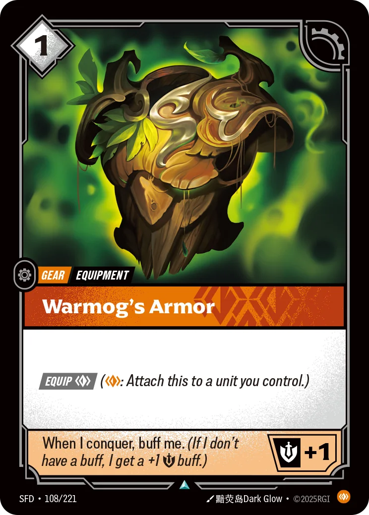 Warmog's Armor — Riftbound card SFD 108