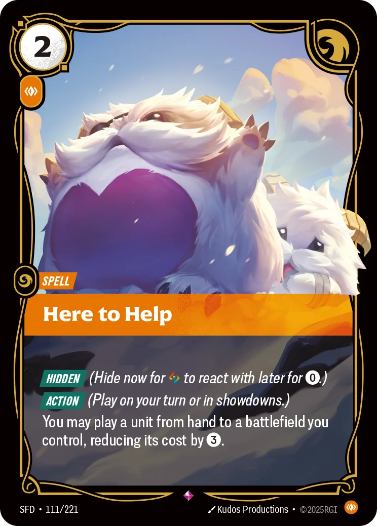 Here to Help — Riftbound card SFD 111