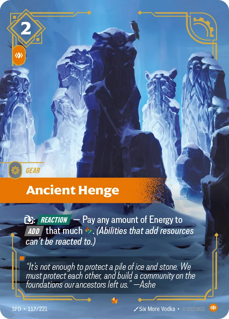 Ancient Henge — Riftbound Epic card SFD 117