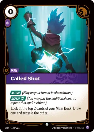 Called Shot — Riftbound card SFD 122