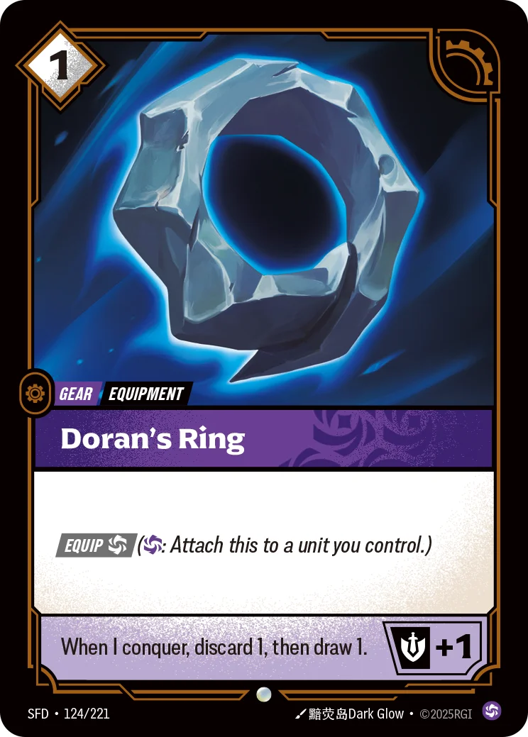 Doran's Ring — Riftbound promo card SFD 124