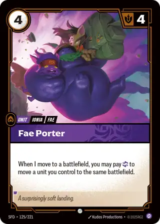 Fae Porter — Riftbound card SFD 125