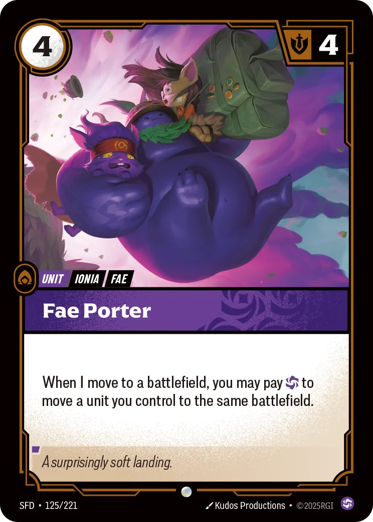 Fae Porter — Riftbound card SFD 125
