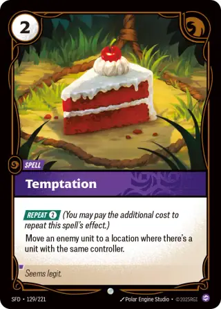 Temptation — Riftbound card SFD 129
