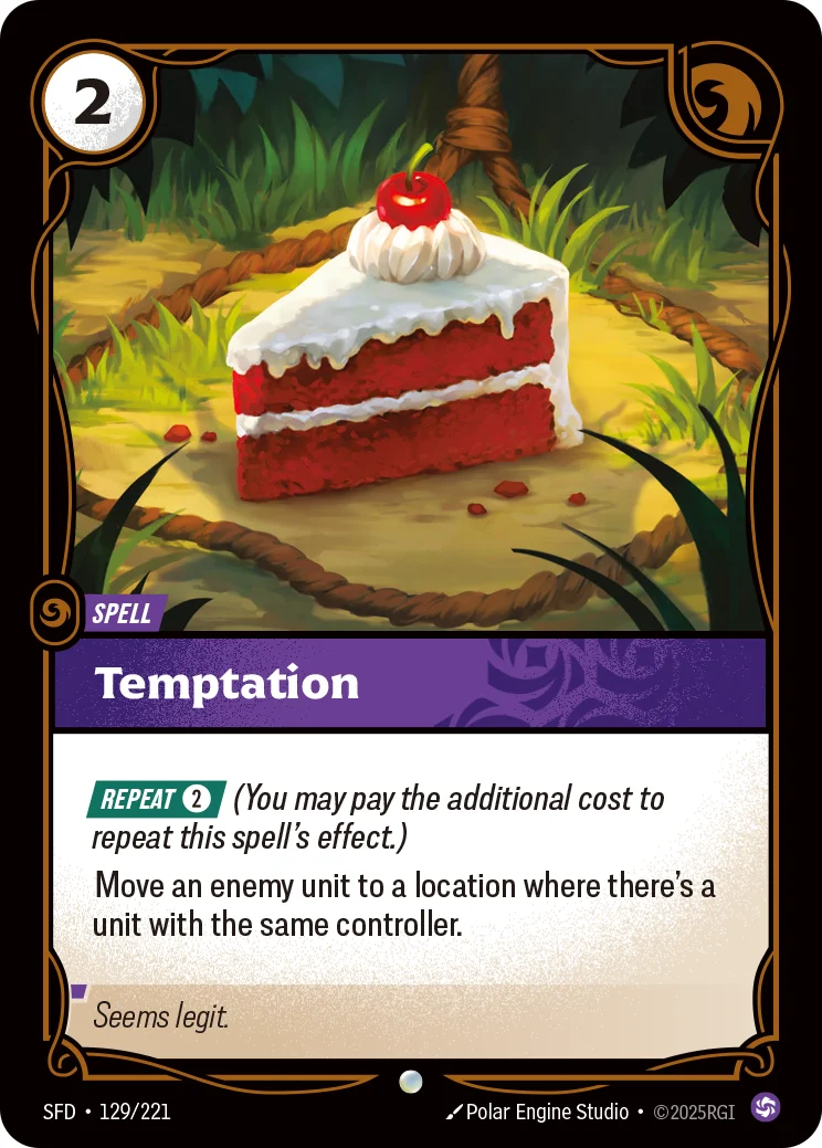 Temptation — Riftbound card SFD 129