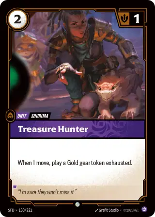 Treasure Hunter — Riftbound card SFD 130