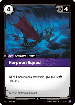 Harpoon Squad — Riftbound promo card SFD 137