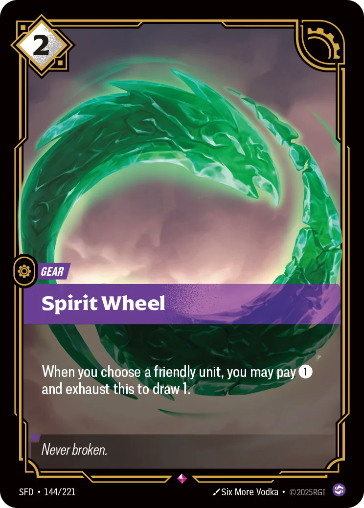 Spirit Wheel — Riftbound card SFD 144