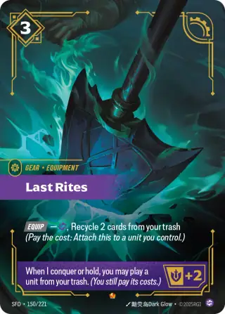 Last Rites — Riftbound Epic card SFD 150
