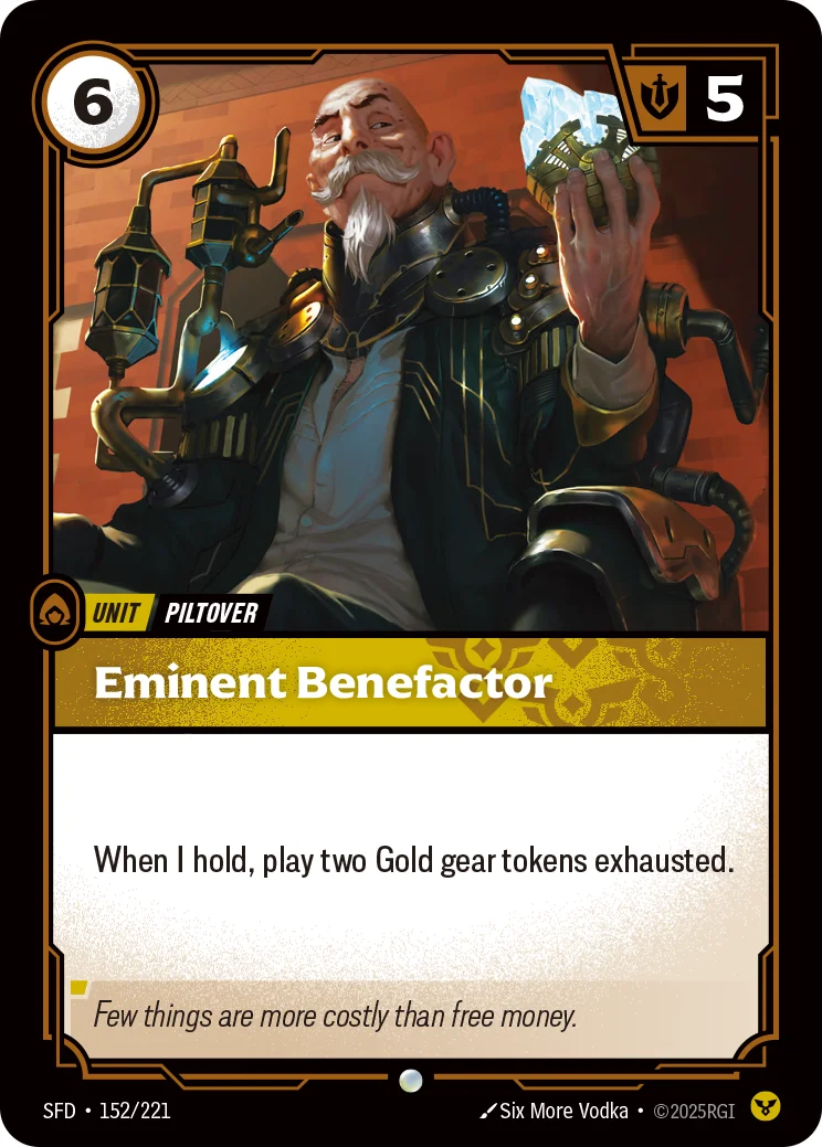 Eminent Benefactor — Riftbound card SFD 152