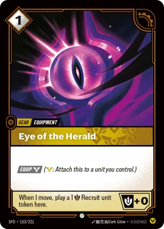 Eye of the Herald — Riftbound card SFD 153