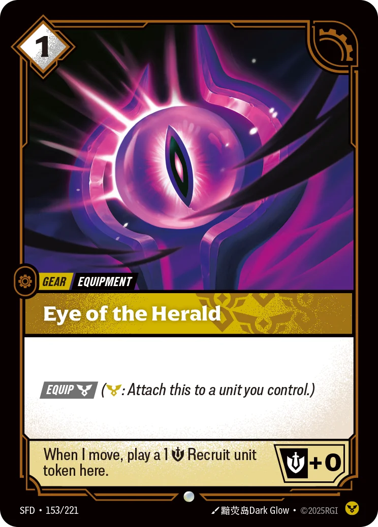 Eye of the Herald — Riftbound card SFD 153