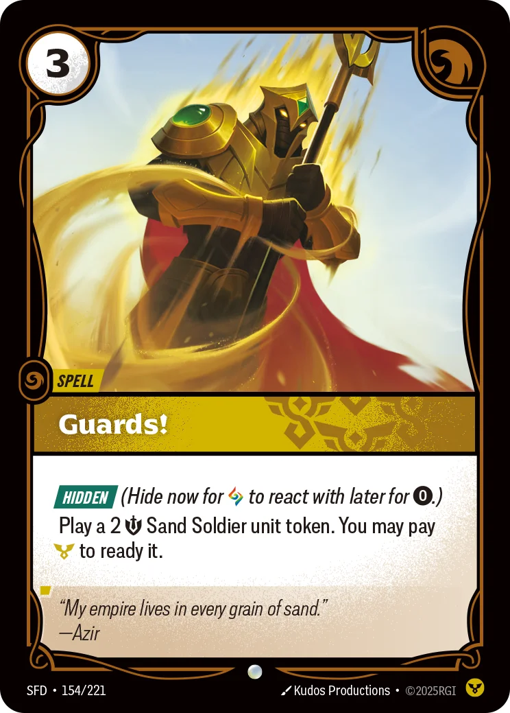Guards! — Riftbound card SFD 154