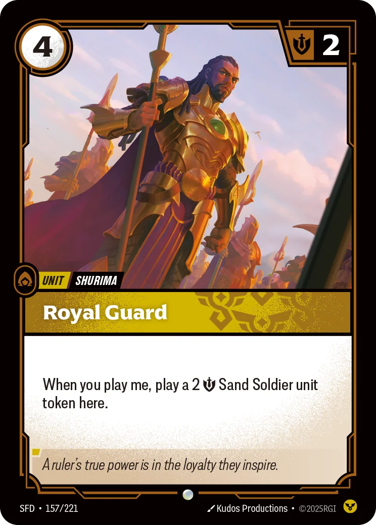 Royal Guard — Riftbound card SFD 157