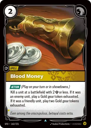 Blood Money — Riftbound card SFD 162